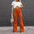 Dames Hoge Taille Flared Broek Eco Corduroy 6