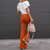 Dames Hoge Taille Flared Broek Eco Corduroy 7