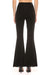 Dames Hoge Taille Flared Corduroy Broek Zwart 0