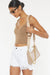 Dames Hoge Taille Frayed Hem Shorts 1
