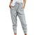 Dames Hoge Taille Slim-fit Broek Casual Katoen en Polyester 3