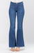 Dames Hoge Taille Super Flare Jeans Medium Blauw 3