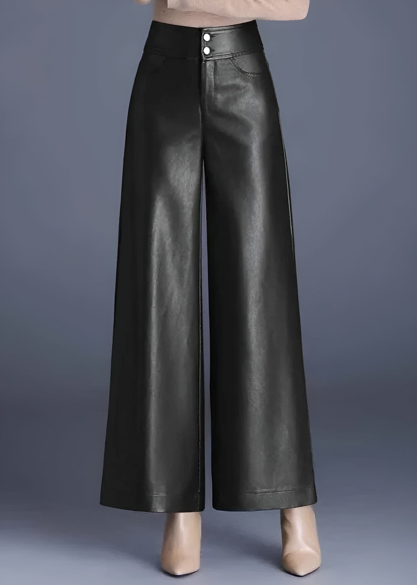 Dames Hoge Taille Uitlopende Broek 1