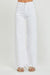 Dames Hoge Taille Wijde Jeans Wit 1