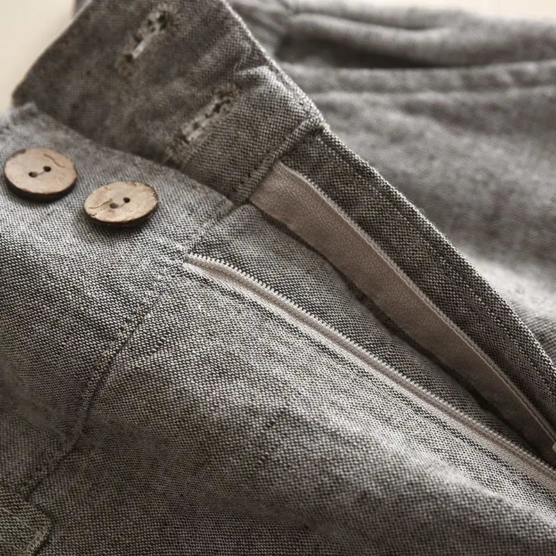 Dames Hoge Taille Wijde Pantalon Casual Elastisch met Wijde Pijpen 5