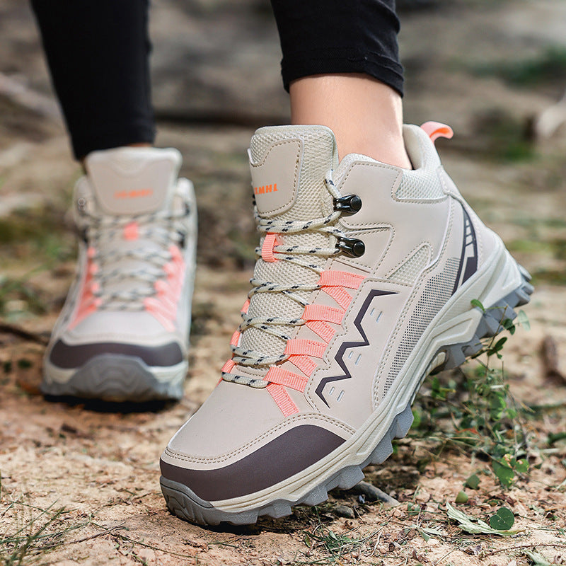 Dames Hoge Wandelschoenen Robuust en Comfortabel 1