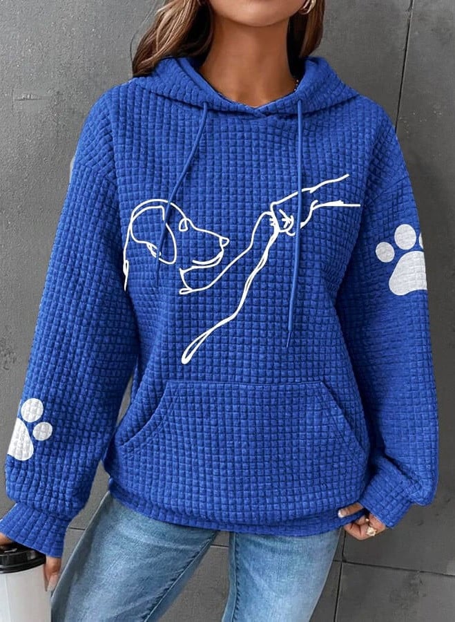 Dames Hoodie Comfortabele Fleece Stijlvol Katoen 0