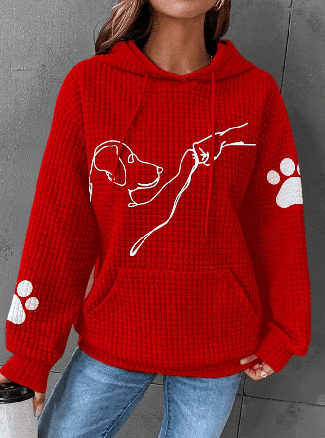 Dames Hoodie Comfortabele Fleece Stijlvol Katoen 5