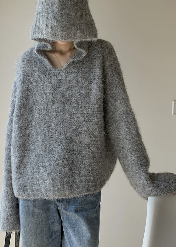 Dames Hoodie Gebreid 1