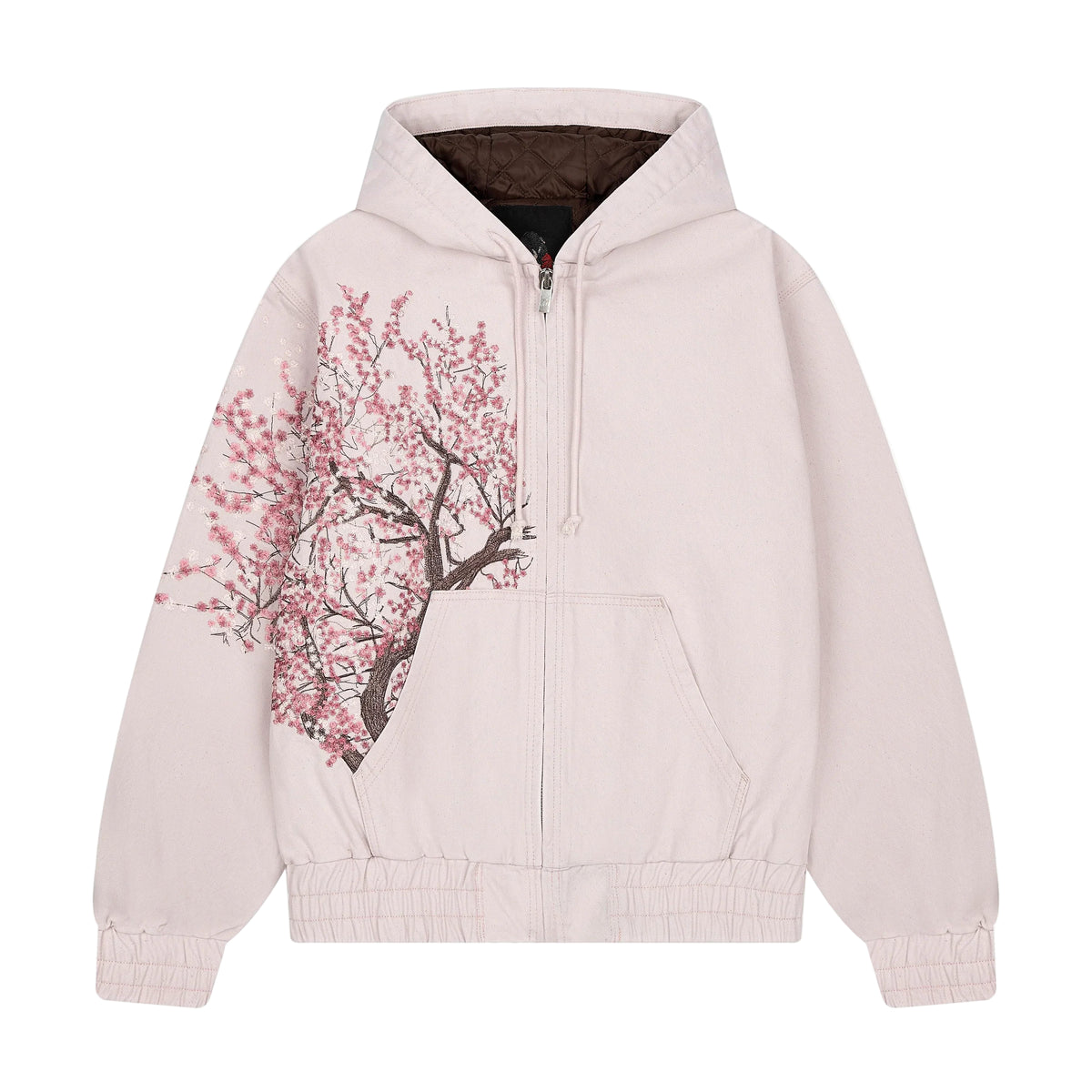 Dames Hoodie Met Kersenbloesemprint Casual 0