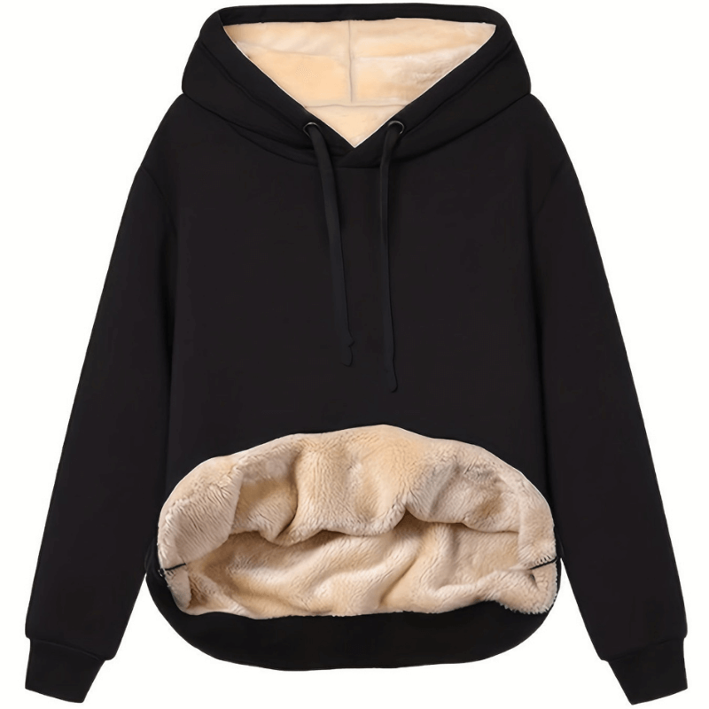 Dames Hoodie Met Pluche Voering 0