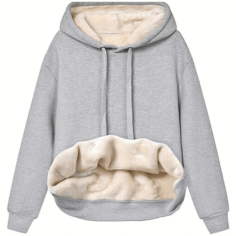 Dames Hoodie Met Pluche Voering 3