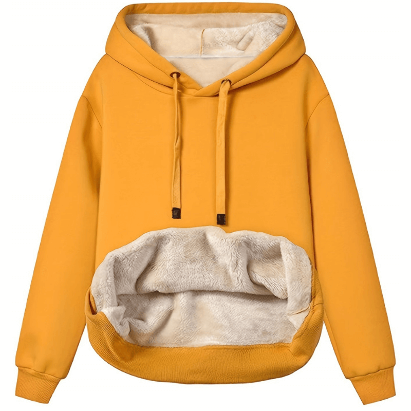 Dames Hoodie Met Pluche Voering 5