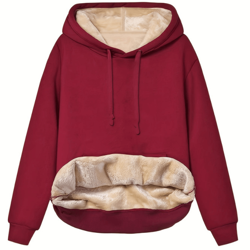 Dames Hoodie Met Pluche Voering 6