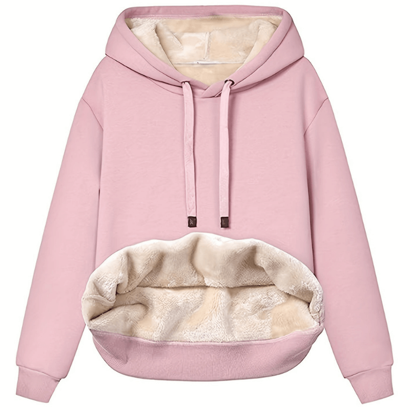 Dames Hoodie Met Pluche Voering 7