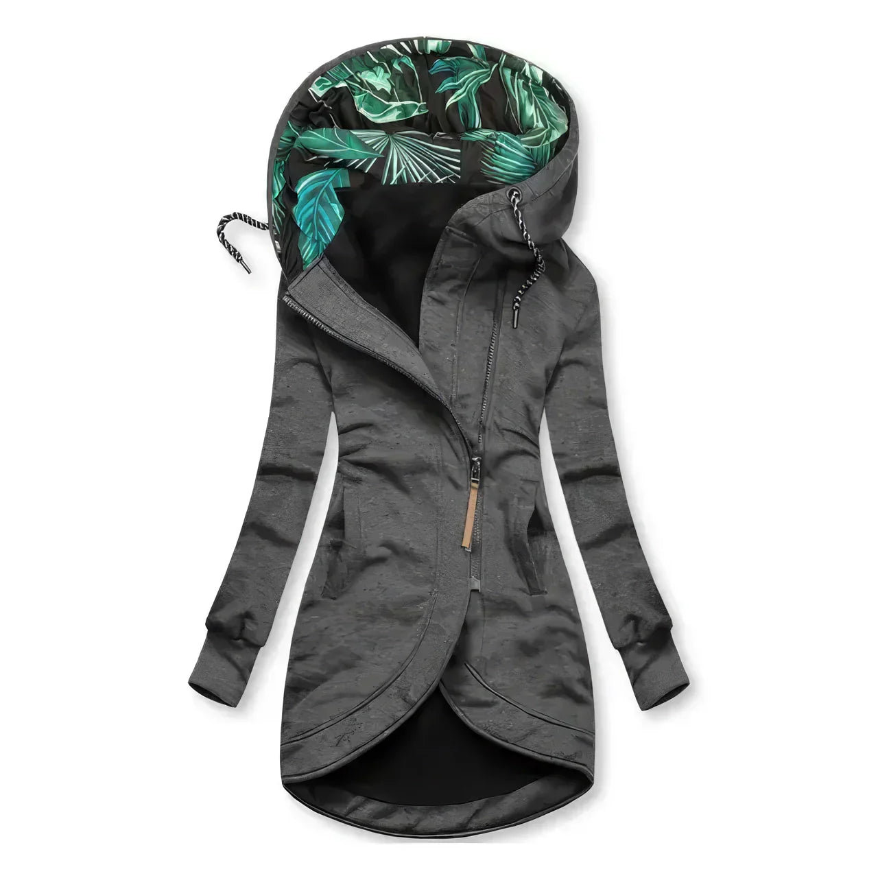 Dames Hoodie Waterdicht met Tropisch Patroon 5