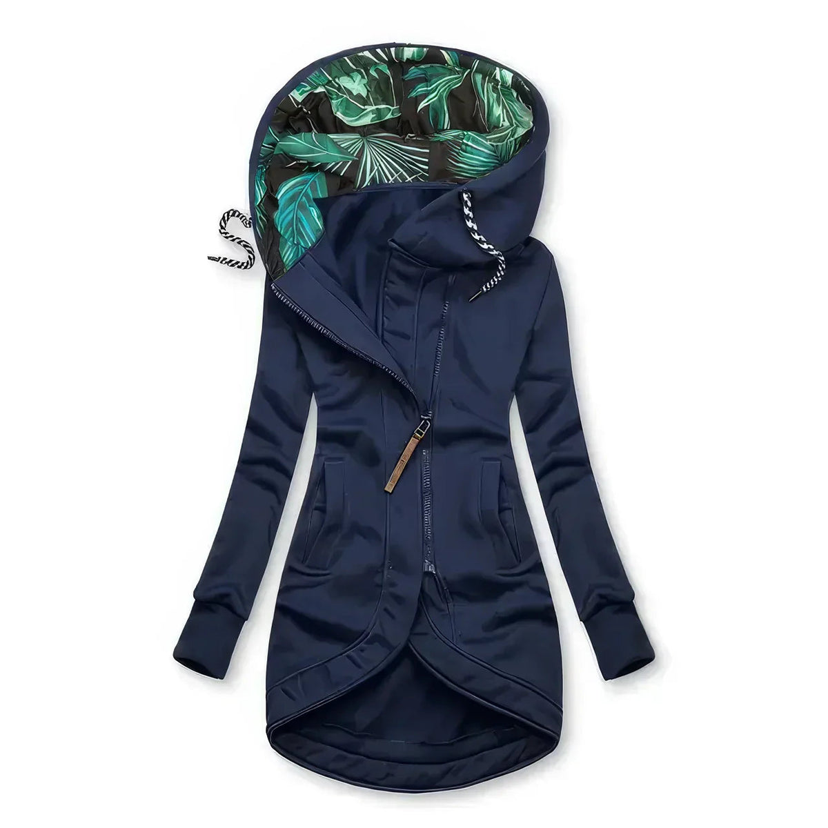 Dames Hoodie Waterdicht met Tropisch Patroon 6