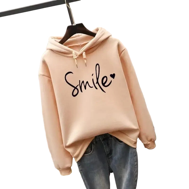Dames Hoodie met Glimlach Design 0