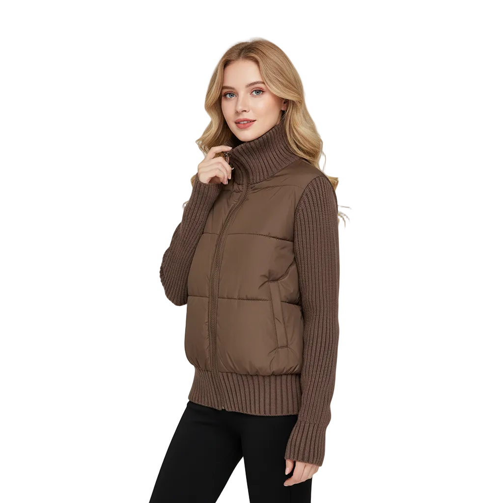 Dames Jack Puffer Met Hoge Hals Casual 0