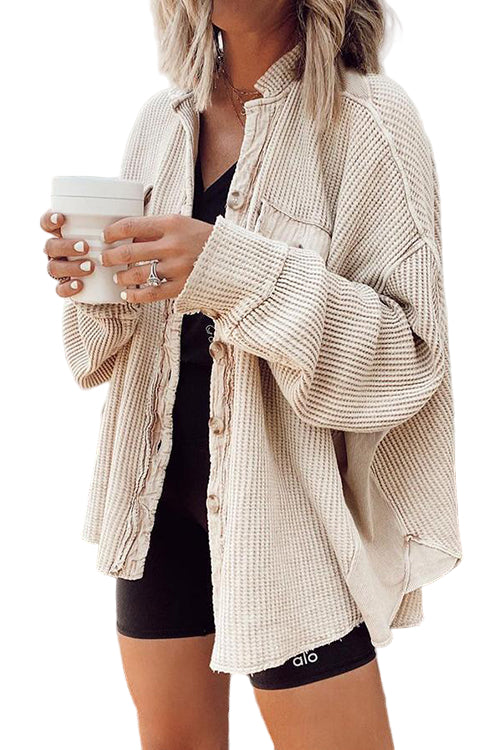 Dames Jack Wafel Corduroy Met Knopen en Zakken 0