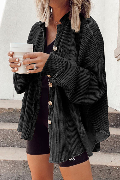 Dames Jack Wafel Corduroy Met Knopen en Zakken 2