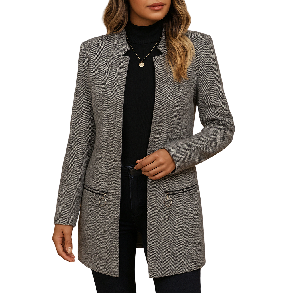 Dames Jas Met Patronen Lange Mouwen 0