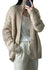 Dames Jas Winter Gebreide Wolmix met Rits Casual 0