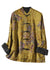 Dames Jas Winter Lange Mouwen Kraagjas met Print in Goudbruin 5