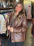 Dames Jas Winter Puffer Gemaakt van Luxe Leer 1