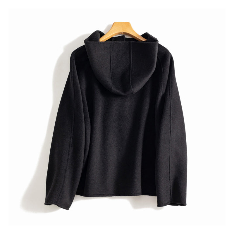 Dames Jas met Capuchon en Knoopzakken 3