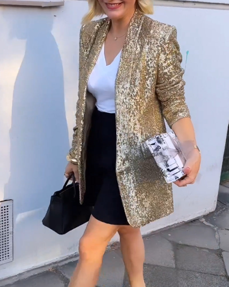 Dames Jasje Met Pailletten Glamoureus Voor Feestelijke Gelegenheden 1