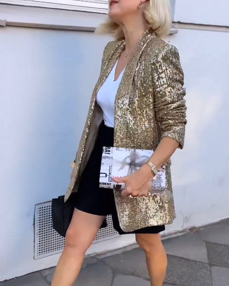 Dames Jasje Met Pailletten Glamoureus Voor Feestelijke Gelegenheden 3