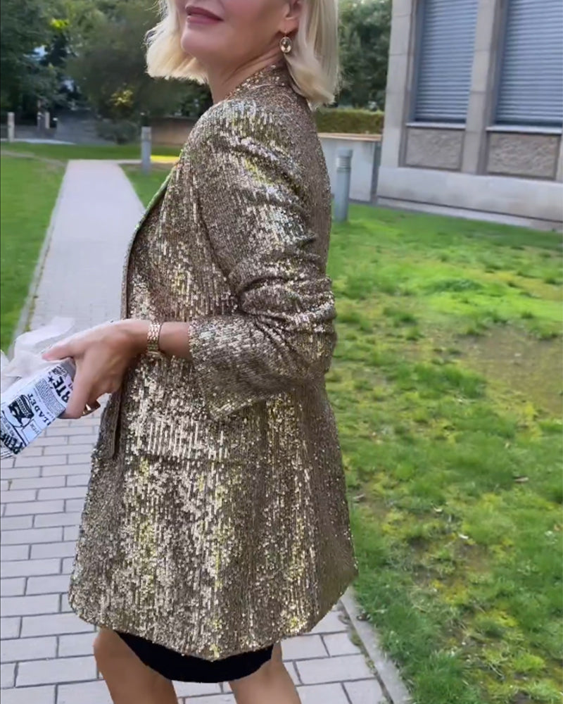 Dames Jasje Met Pailletten Glamoureus Voor Feestelijke Gelegenheden 4