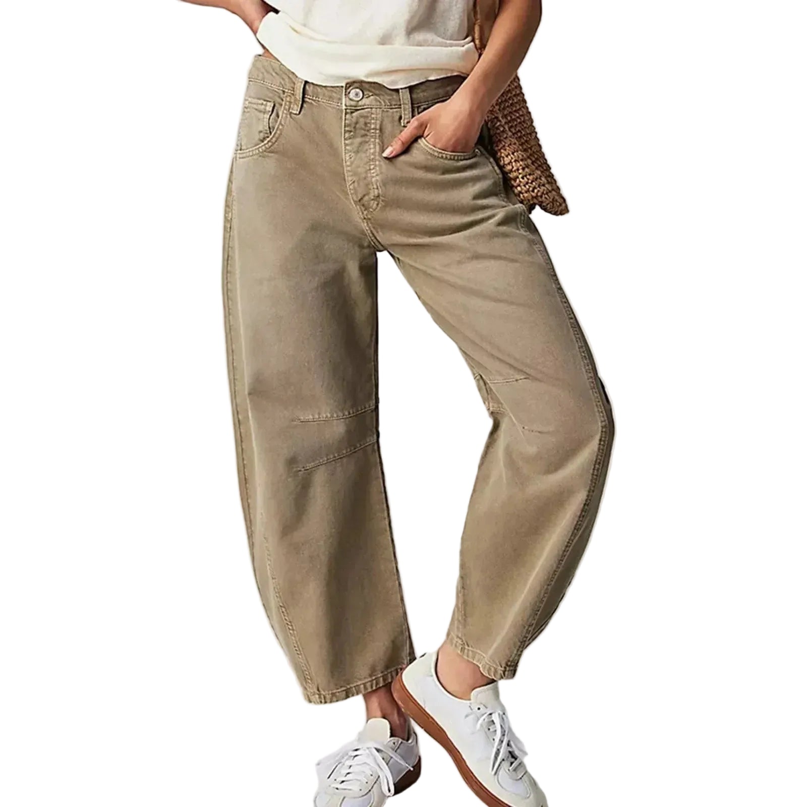Dames Jeans Flared Casual Stijl 0