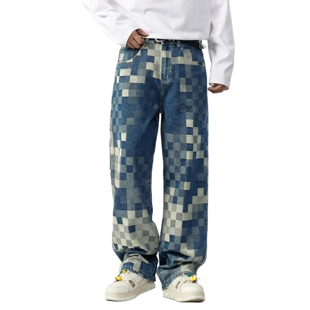 Dames Jeans Patchwork Modern 0