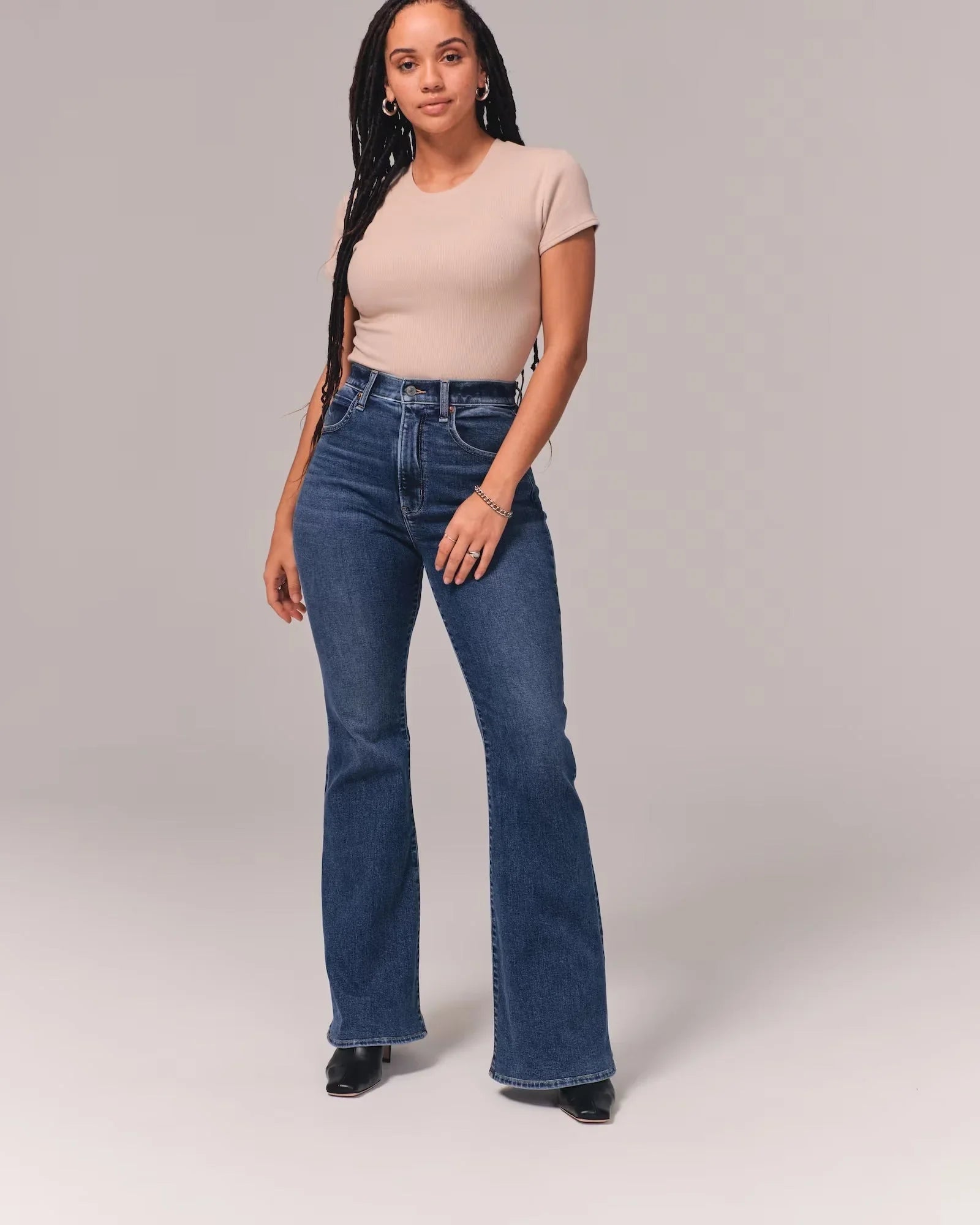 Dames Jeans met Hoge Taille Casual Stijl 1