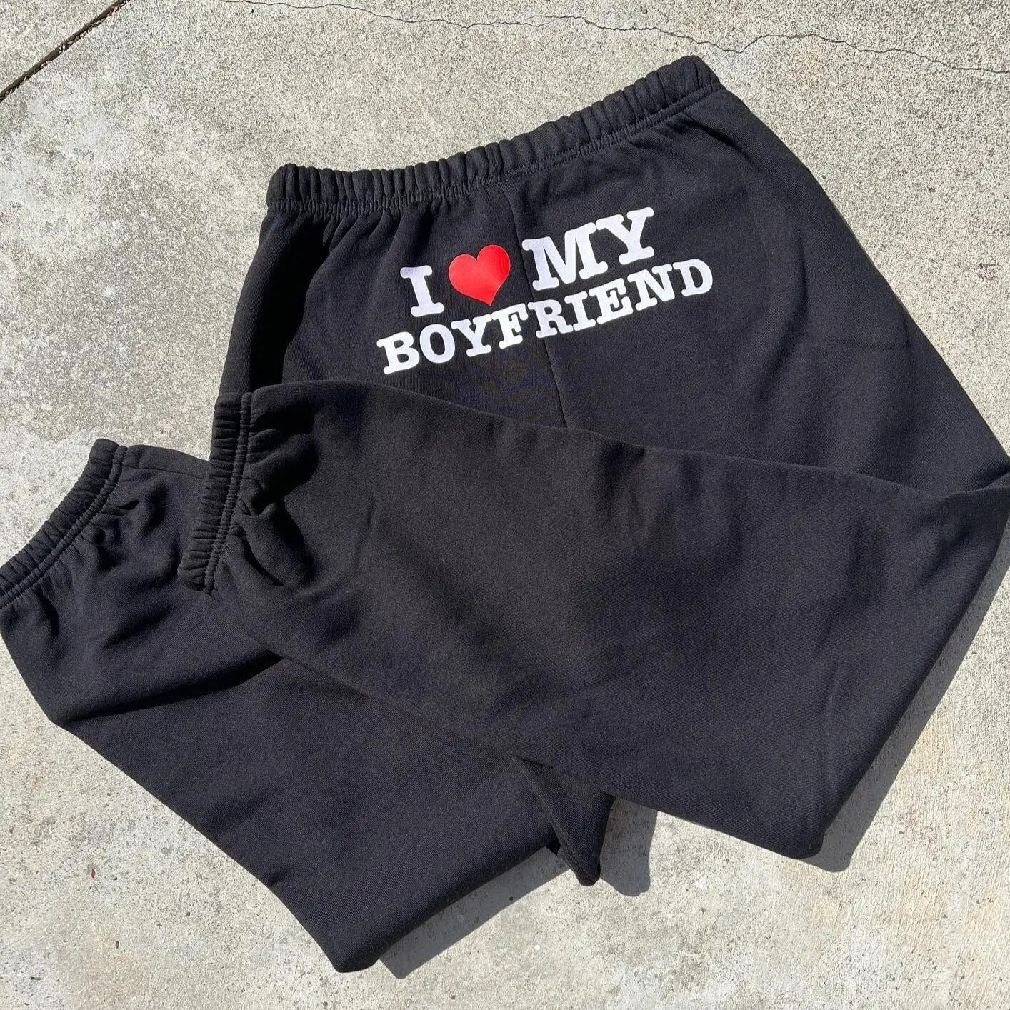 Dames Joggingbroek Casual Met Liefdesontwerp 1