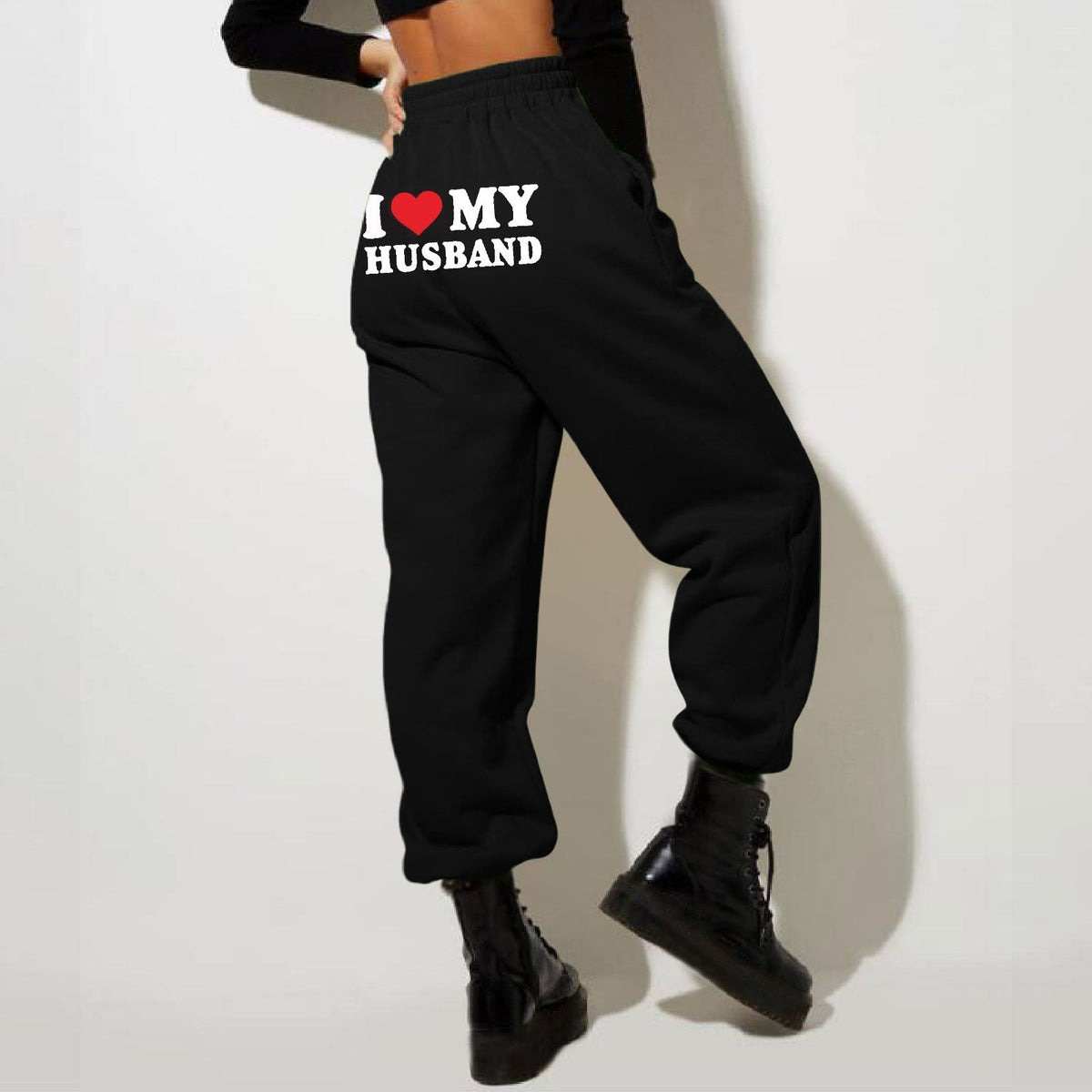 Dames Joggingbroek Casual Met Liefdesontwerp 3