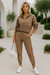 Dames Joggingpak Met Monogram Top en Joggers 2