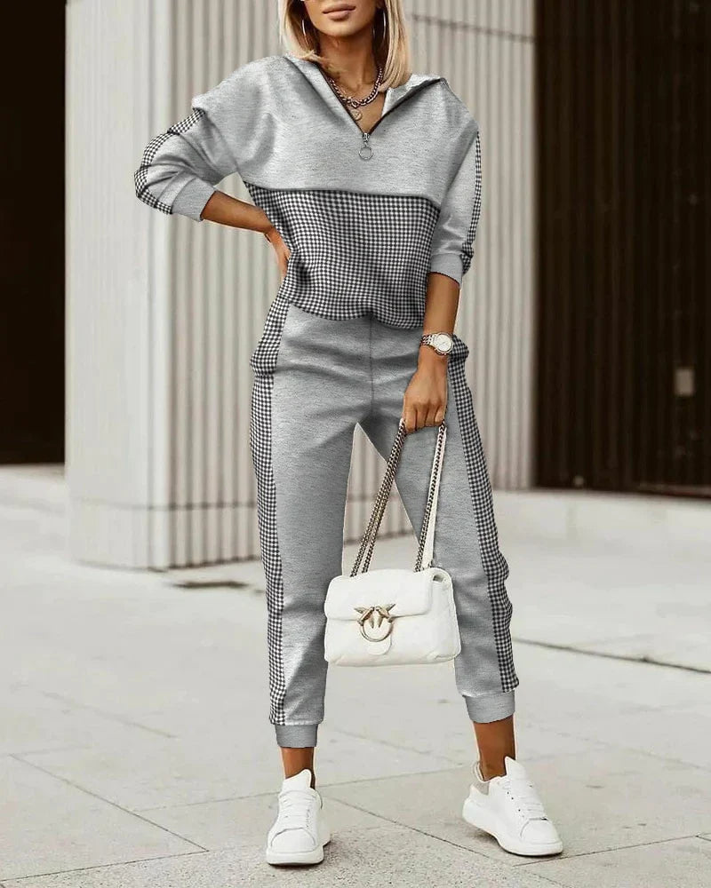 Dames Joggingpak Met Monogram Top en Joggers 7