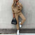 Dames Joggingpak Met Oversized Hoodie En Taps Toelopende Broek 4