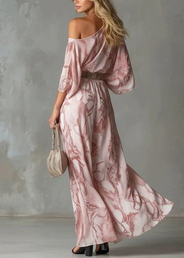 Dames Jumpsuit Asymmetrisch Eén Schouder Flare Mouw 2