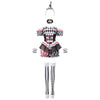 Dames Jumpsuit Clown Kostuum Off-Shoulder met Hoed en Accessoires 5