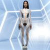 Dames Jumpsuit Cosplay Futuristisch Met Robotprint 1