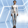 Dames Jumpsuit Cosplay Futuristisch Met Robotprint 2