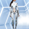 Dames Jumpsuit Cosplay Futuristisch Met Robotprint 5