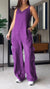 Dames Jumpsuit Denim V-hals Comfortabel 12