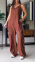 Dames Jumpsuit Denim V-hals Comfortabel 9