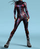 Dames Jumpsuit Feestelijk met Cyber Armor 3D Print voor Cosplay en Festivals 6