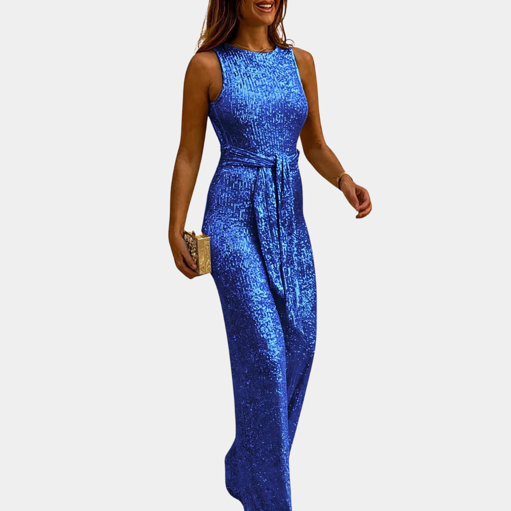 Dames Jumpsuit Feestelijk met Pailletten voor Speciale Gelegenheden 3